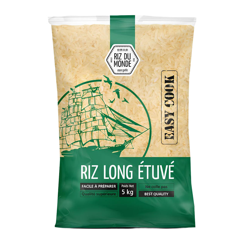Riz Long Étuvé 5 kg | Riz Long Grain