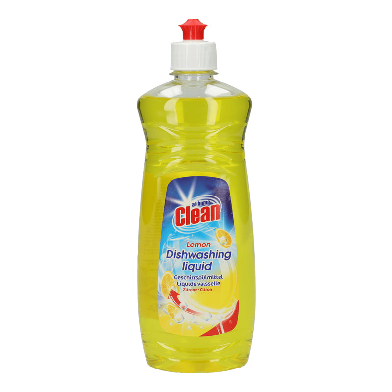 At Home Liquide Vaisselle Clean Citron 500 ml x12 | Détergent Vaisselle