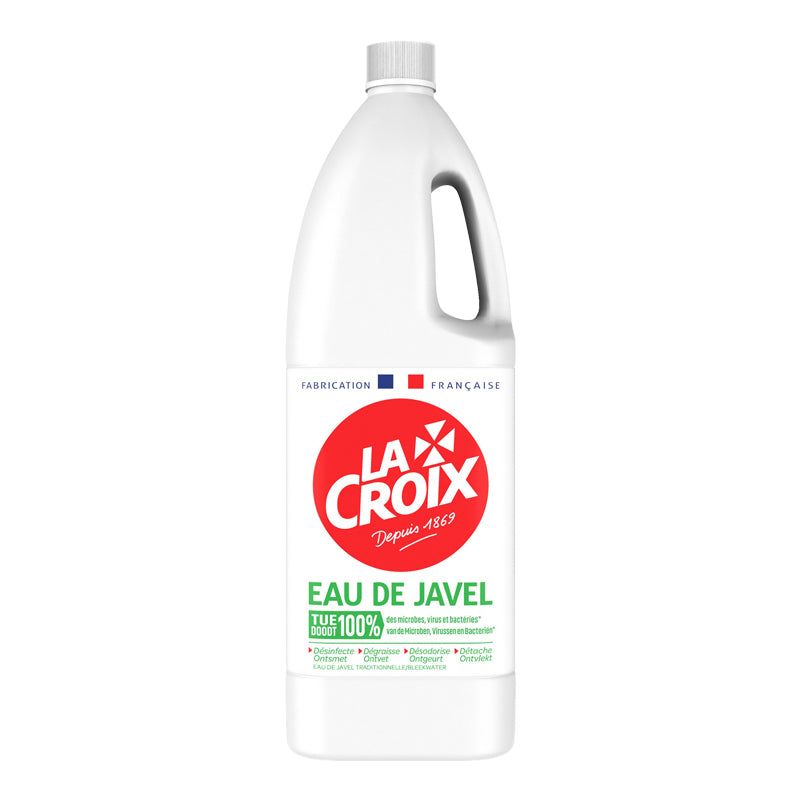 Eau de Javel La Croix 3,6% 1,5 L x8 | Désinfectant Maison