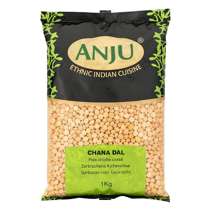 ANJU Chana Dal Inde 1kg x 12 – Carton de 12 | Lentilles Chana Dal