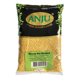 ANJU Moong Dal Washed 1kg x 12 – Carton de 12 | Lentilles Moong Décortiquées