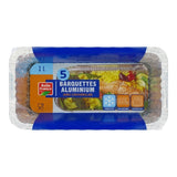 Barquettes Aluminium 1,5L x 5 BF – Barquettes Jetables en Aluminium