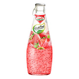 AAYINI Basil Seed Fraise 290ml x 24 – Boisson aux Graines de Basilic Saveur Fraise
