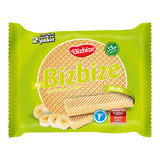 BIZBIZE Gaufrette Banane 340g x 12 – Carton de 12 | Gaufrettes Saveur Banane
