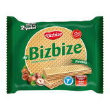 BIZBIZE Gaufrette Noisette 340g x 12 – Carton de 12 | Gaufrettes Saveur Noisette