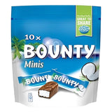 BOUNTY Barres 285g (CT24) – Carton de 24 | Barres Chocolatées à la Noix de Coco