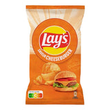 Lay's Chips Cheeseburger 120g x 24 – Carton de 24 | Chips Saveur Cheeseburger