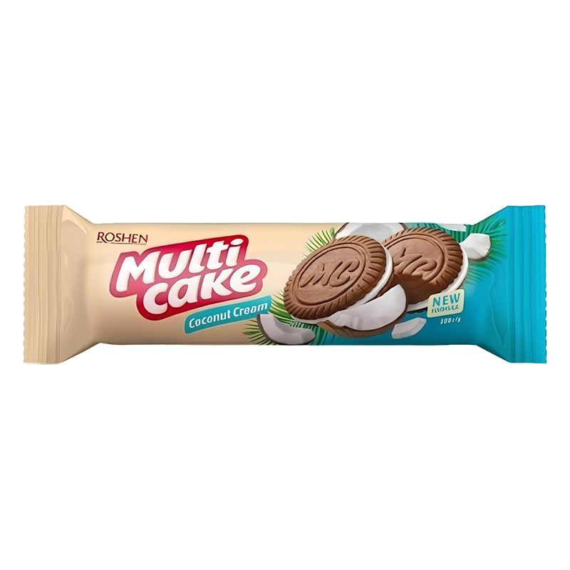 Multicake Cookies Coconut Flavoured Cream FILI – Cookies Fourrés Saveur Noix de Coco