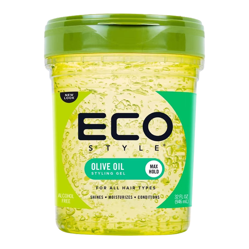 ECO Olive 32oz – Gel Coiffant à l’Huile d’Olive