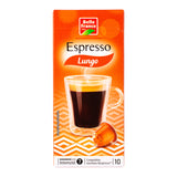 Espresso Lungo 10 Capsules Intensité 7 (CT10) BF – Carton de 10 | Café Espresso