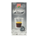 Espresso Ristretto 10 Capsules Intensité 9 (CT10) BF – Carton de 10 | Café Espresso