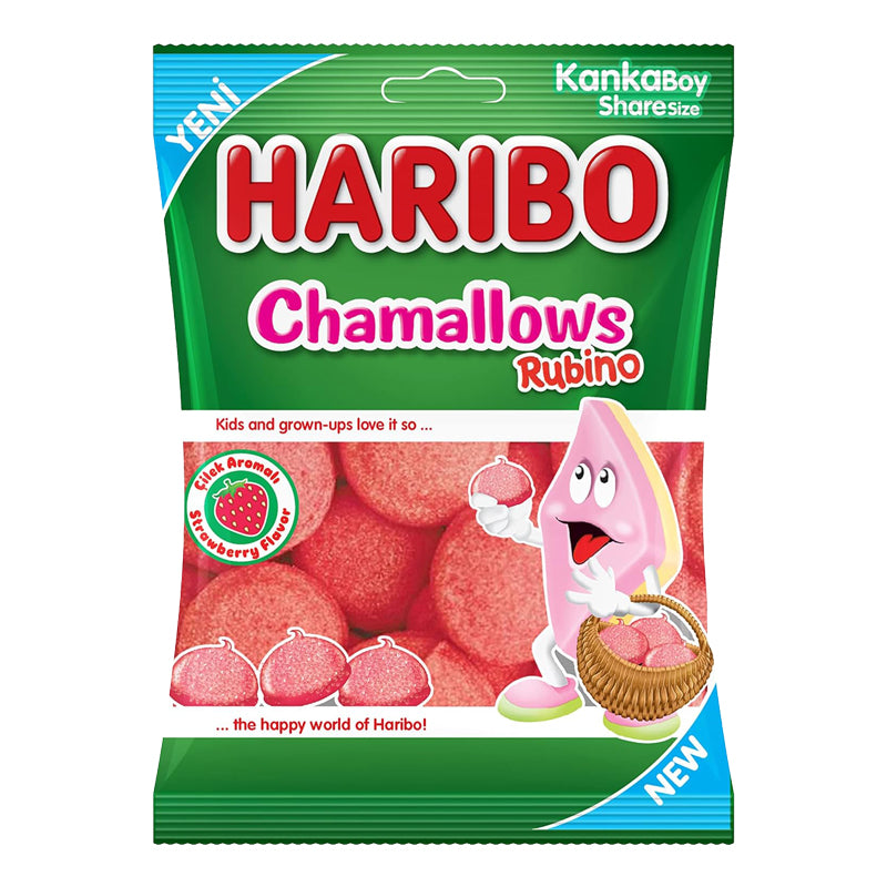 HARIBO Chamallows 70g x 24 – Carton de 24 | Guimauves