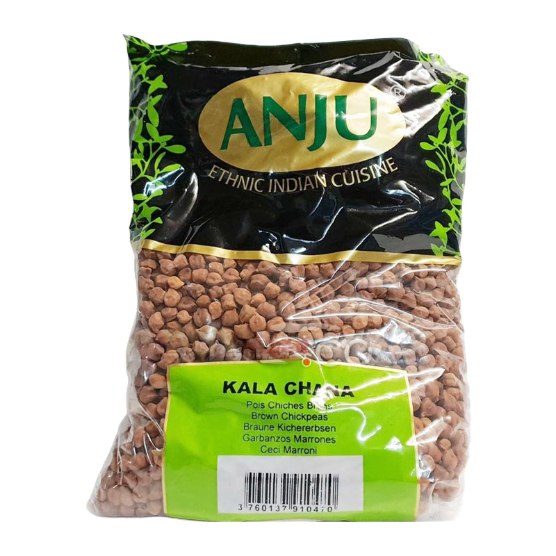 ANJU Kala Chana 1kg (CT12) – Carton de 12 | Pois Chiches Noirs