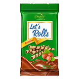 Let's Rolls Hazelnut 120g (CT16) – Carton de 16 | Gaufrettes Roulées à la Noisette