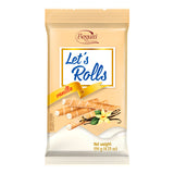 Let's Rolls Vanilla 120g (CT16) – Carton de 16 | Gaufrettes Roulées à la Vanille