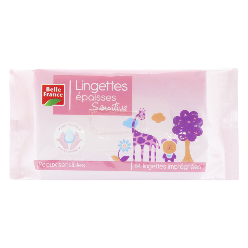 LING Lingettes Bébé Sensitives BF (CT8) – Carton de 8 | Lingettes Douces pour Bébé