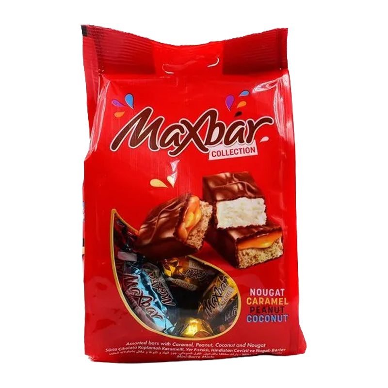 MAXBAR Collection 142g (CT24) – Carton de 24 | Barres Chocolatées