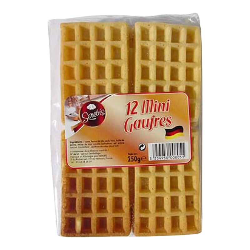 SEREBIS Mini Gaufre x12 – Pack de 12 | Mini Gaufres