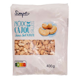 Noix de Cajou Sans Sel 400g (CT18) – Carton de 18 | Noix de Cajou Naturelles