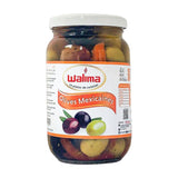 WALIMA Olive Mexicaine en Bocal x 12 – Carton de 12 | Olives Marinées