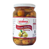 WALIMA Olives Vertes Piquantes en Bocal – Olives Épicées