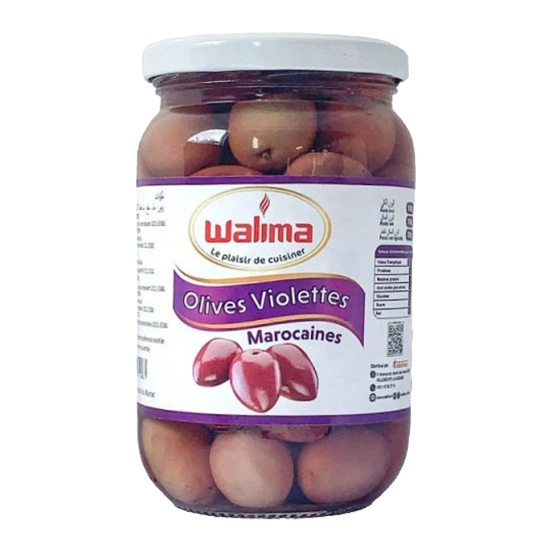 WALIMA Olives Violettes en Bocal – Olives Marinées