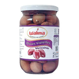 WALIMA Olives Violettes en Bocal x 12 – Carton de 12 | Olives Marinées