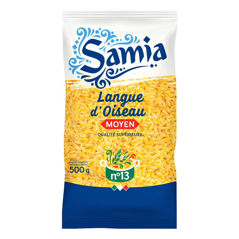SAMIA Pâtes Granadiriso 500g (CT24) – Carton de 24 | Pâtes Alimentaires