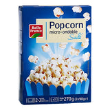 Pop Corn Salé 90g x 3 x 8 BF – Carton de 8 | Pop-Corn Salé