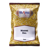 SHAMA Moong Dal Chilka 1kg (CT10) – Carton de 10 | Lentilles Moong
