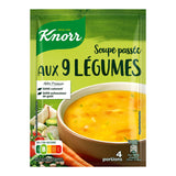 KNORR Soupe Passée 9 Légumes x 13 – Pack de 13 | Soupe Instantanée