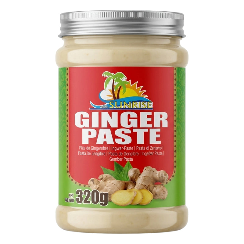 SUNRISE Ginger Paste 320g x 12 – Carton de 12 | Pâte de Gingembre