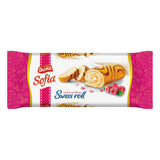 DOMA Sofia Swiss Roll Framboise 200g (CT10) – Carton de 10 | Gâteau Roulé à la Framboise