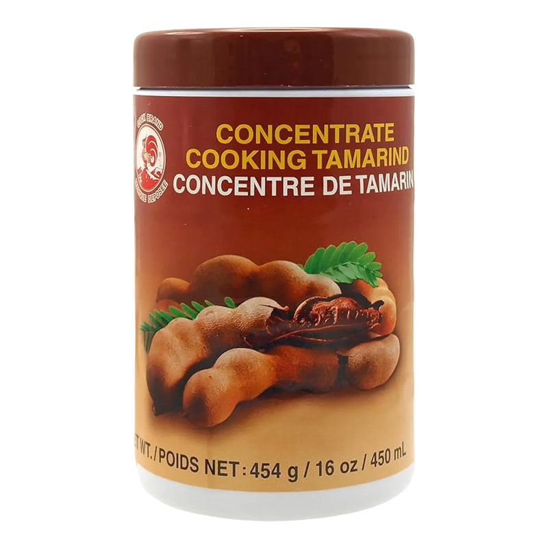 COCK BRAND Tamarin Avec Noyau 454g (CT50) – Carton de 50 | Tamarin Séché