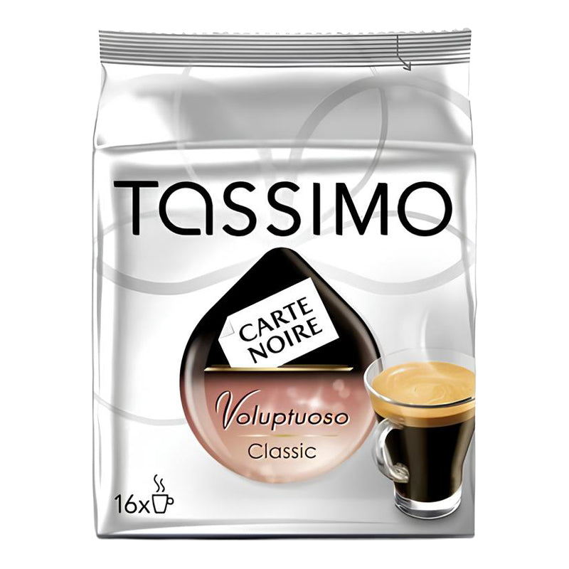 TASSIMO Carte Noire Voluptuoso Classic 16 (CT5) – Carton de 5 | Capsules Café