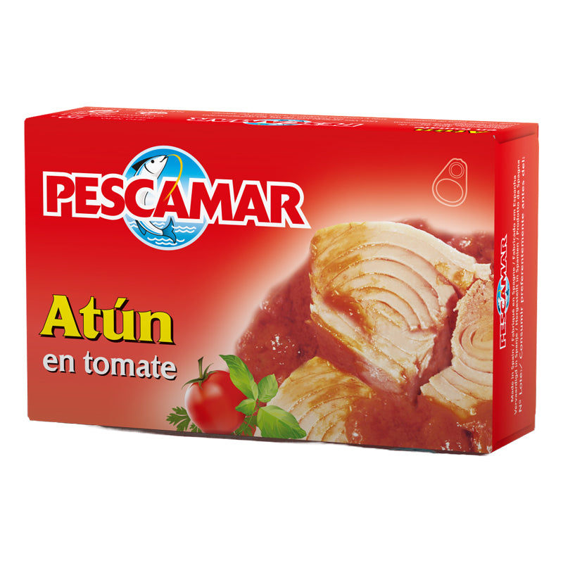 PESCAMAR Thon Tomate 120g (CT50) – Carton de 50 | Thon en Sauce Tomate