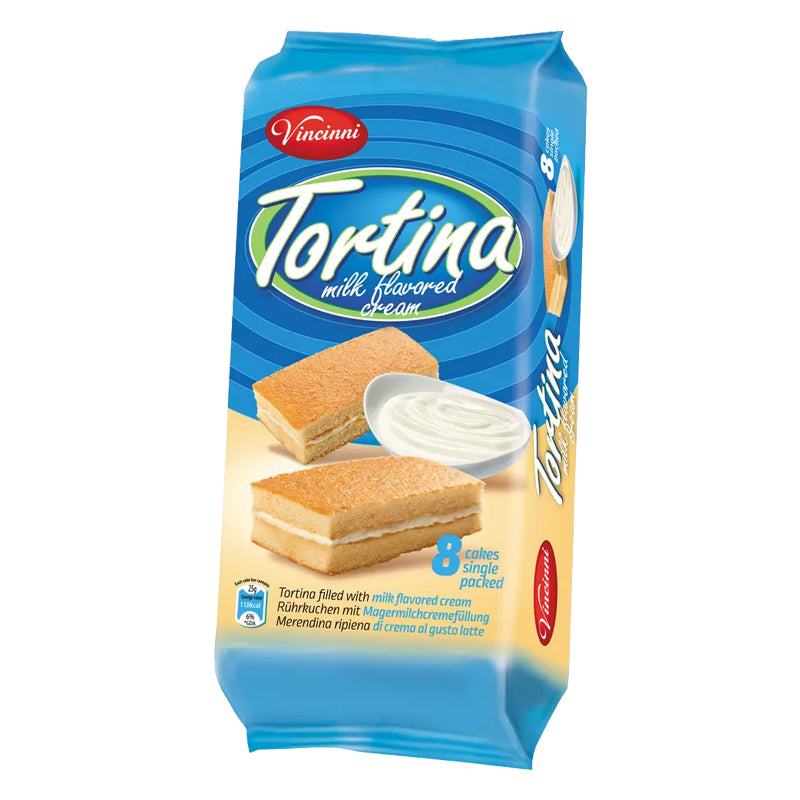 Tortina Lait 200g – Biscuit Fourré au Lait