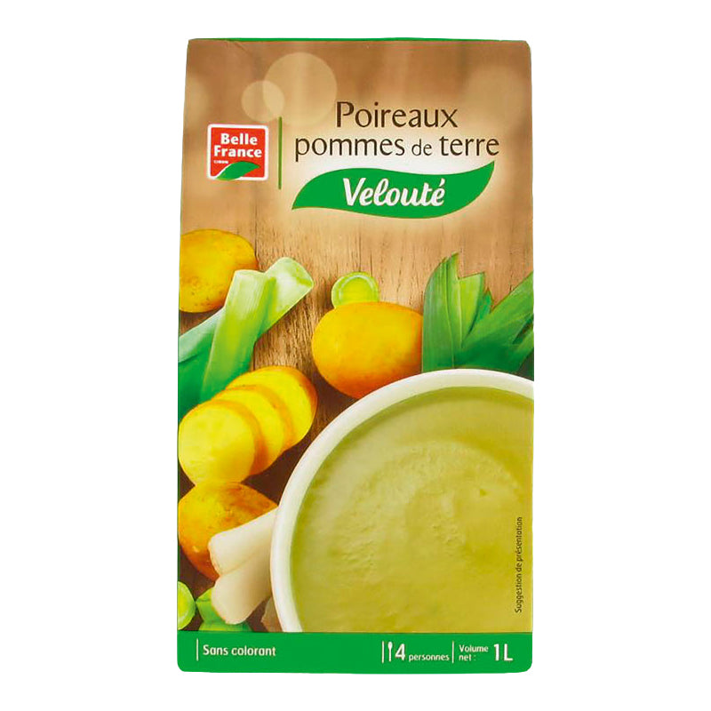 Velouté Poireau / PDT 1L x 6 BF – Pack de 6 | Soupe Veloutée