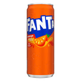 Fanta Orange 33cl x 24 – Orange Flavoured Carbonated Drink in Wholesale Soft Drinks Tray