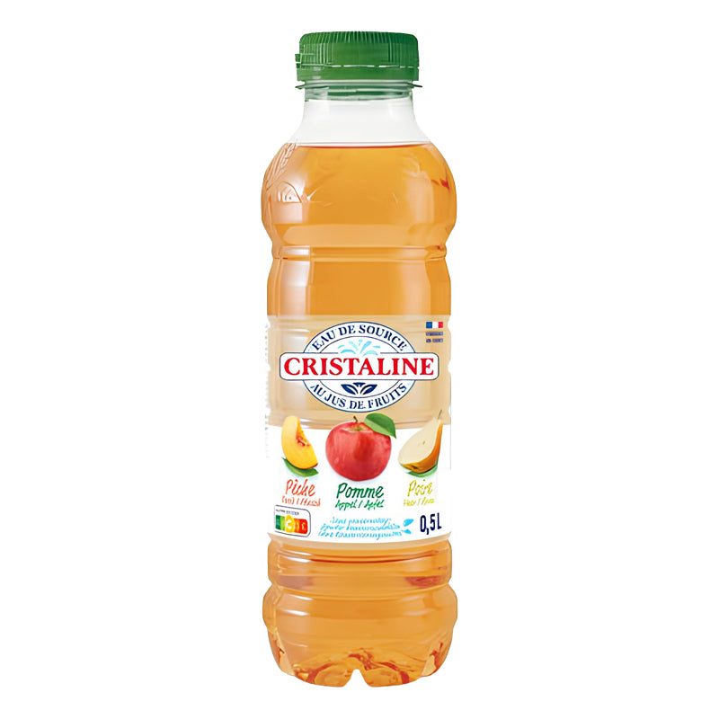 Cristaline Apple Pear Peach 50 cl Pack of 24 – Fruit Drink